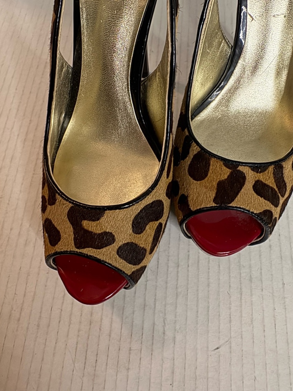 Guess Stilettos multi pony heels